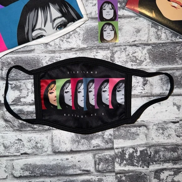 Barbara Streisand Release Me 2 Merchandise Bundle Tee,CD bookmark & mask - Picture 2 of 7